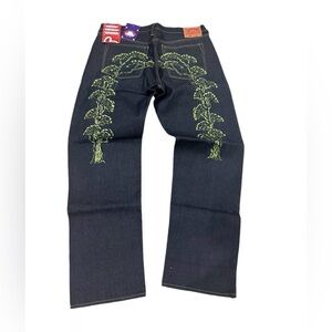 Vintage Evisu  Embroidery Daicock Jeans Size‎ 38 And Size 40